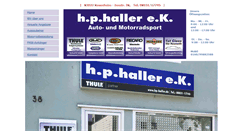 Desktop Screenshot of hp-haller.de