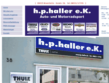 Tablet Screenshot of hp-haller.de